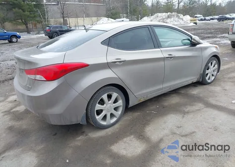 2013 Hyundai Elantra Limited z USA, uszkodzony, nr VIN 5NPDH4AE6DH300114